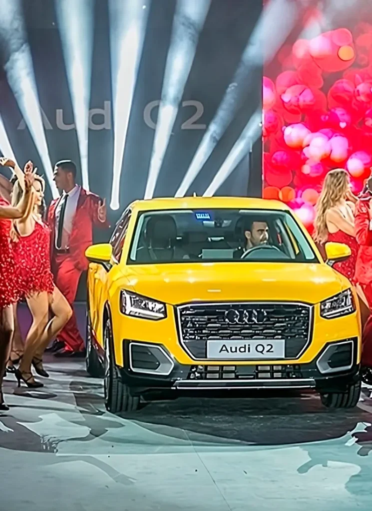 Escenario del evento Audi Q2 Untaggable con cabaret en Madrid
