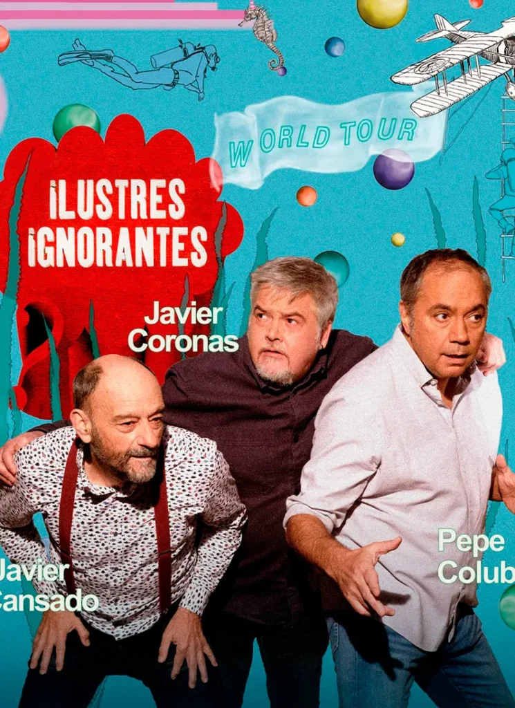 Grabación de Ilustres Ignorantes en el Teatro Amaya para Movistar Plus+