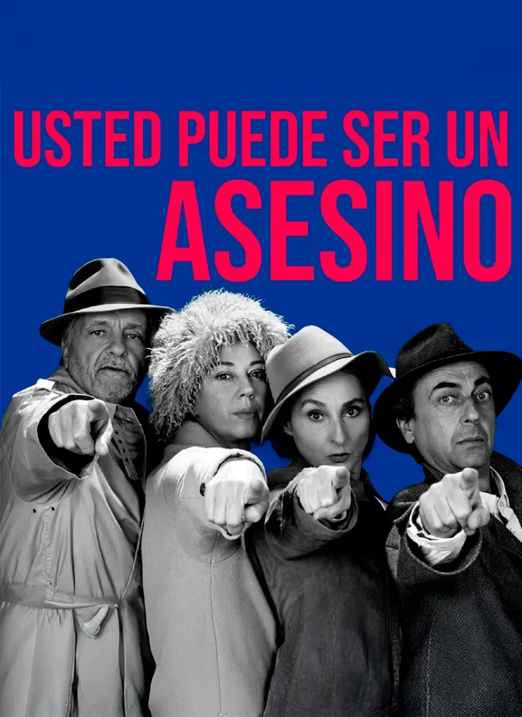 Escena de la obra Usted puede ser un asesino en escena